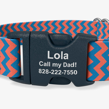 closeup view of personalization